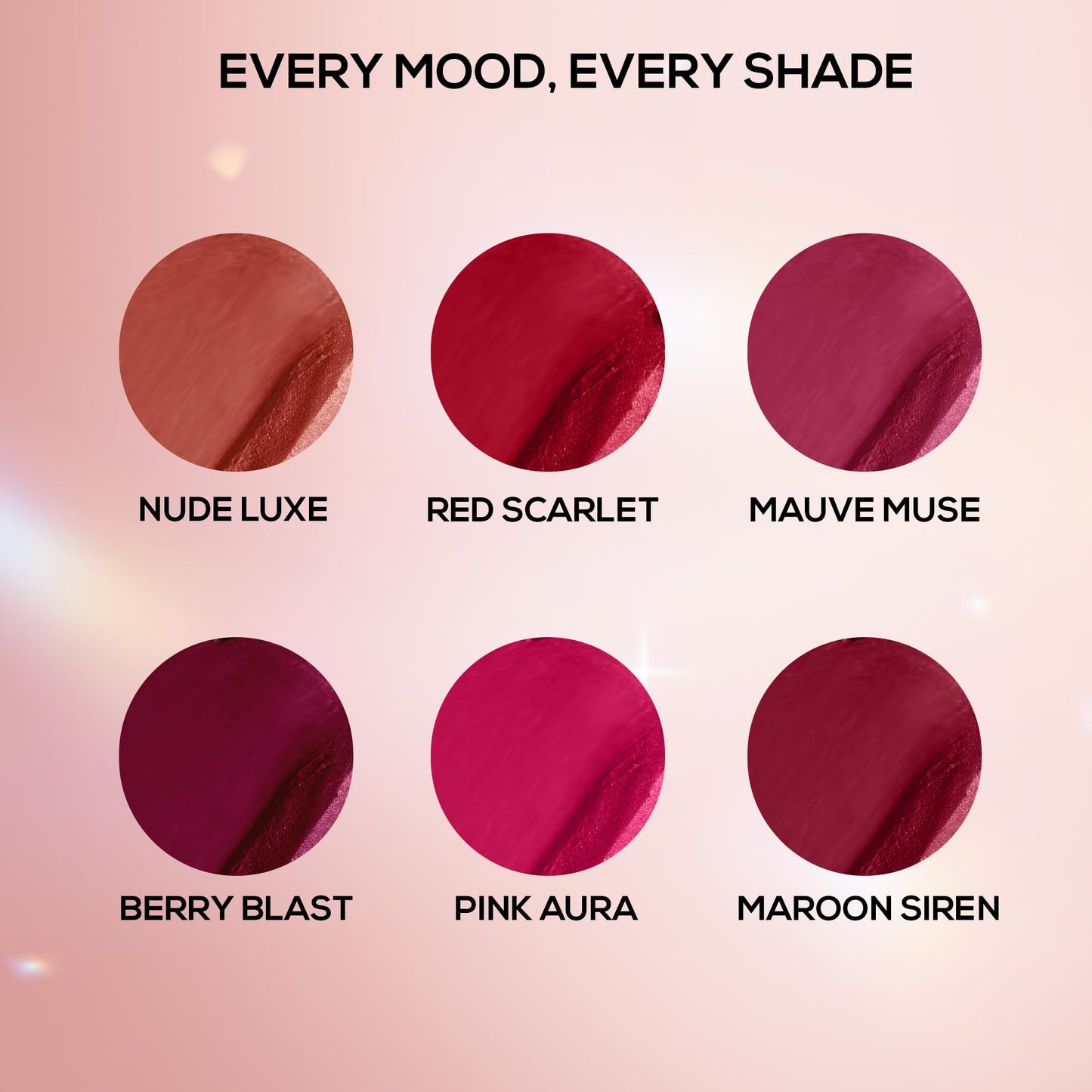 RENEE Everstay Matte Lipstick - Mauve Muse, Long Stay, Hydrating & Non-Drying, Smudge & Transfer Proof, Lightweight, Intense Pigment, Full Coverage, Vitamin E Infused, for All Occasions, 4.2g