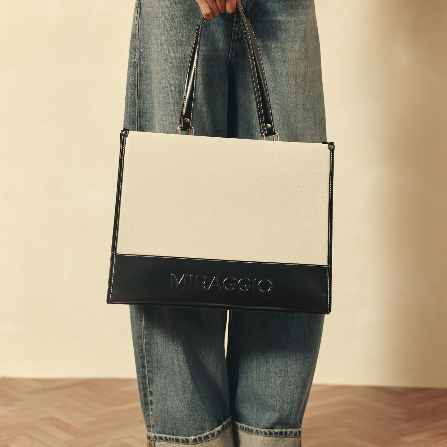 Miraggio Leanne Tote Bag (Ivory)