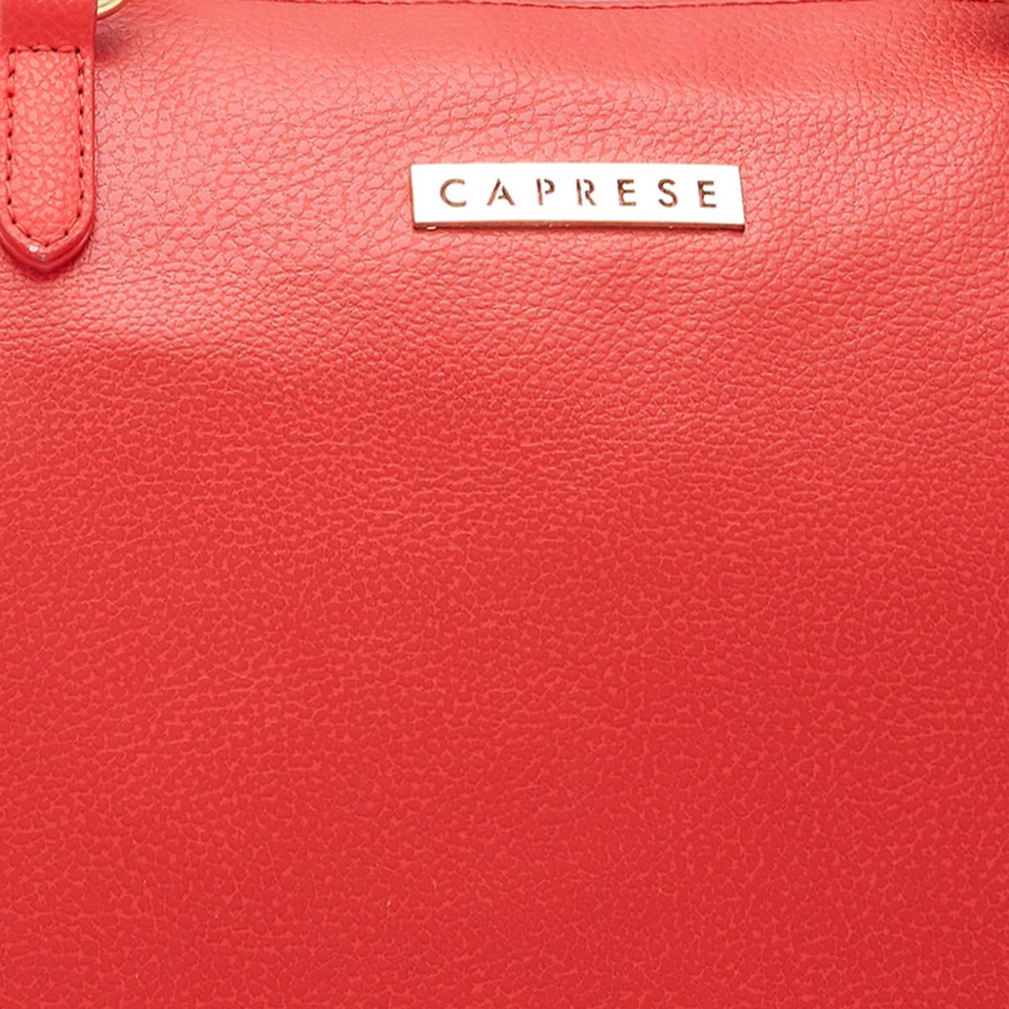 Caprese Ivy Tote Bag, Large-Red | Stylish Handbag for Women | Spacious, Versatile Office & Daily Essentials Tote | Top Zip Closure