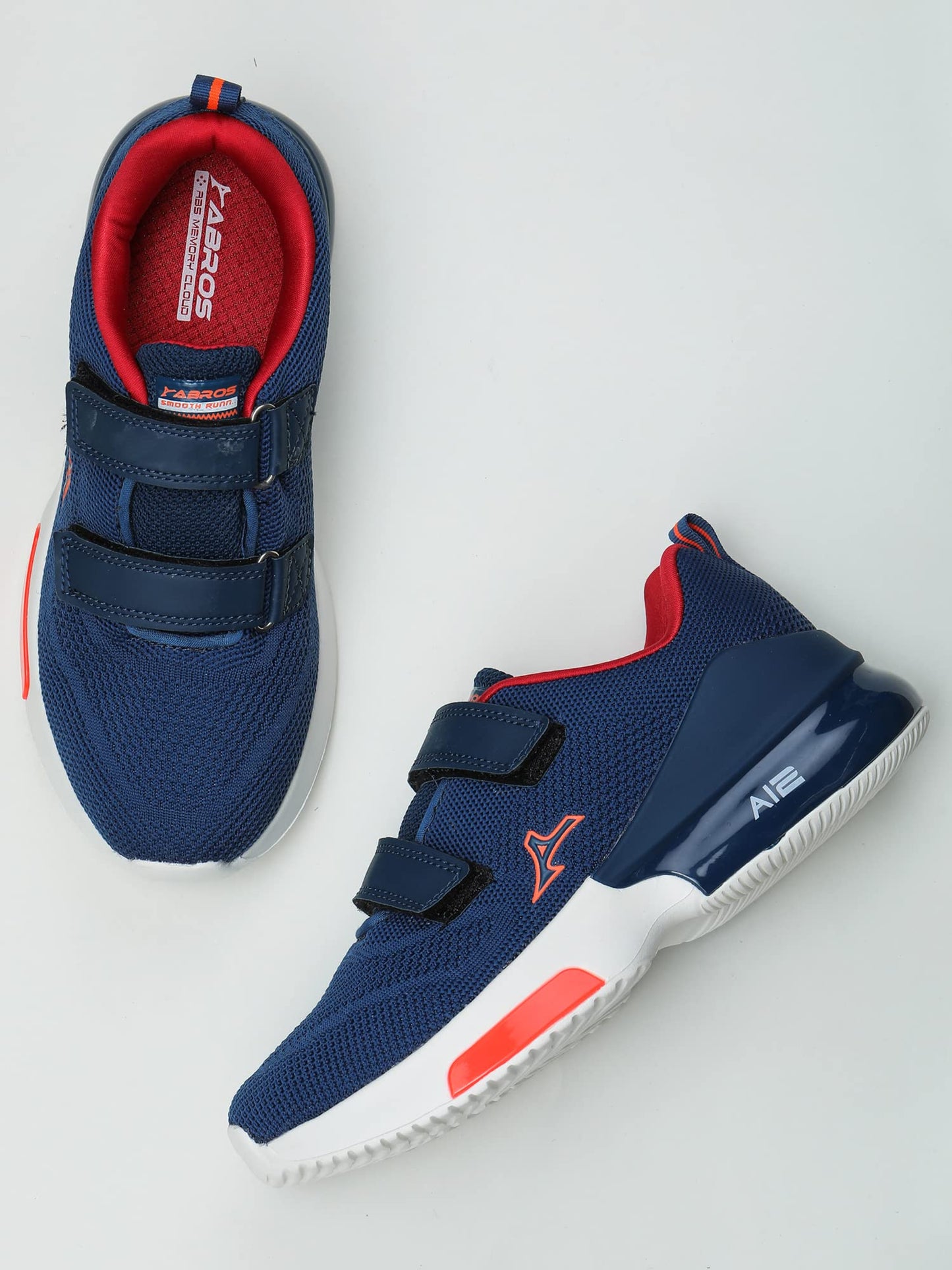 ABROS Boy's Ai 2 N ASSB1015N Sports Shoes -Teal/F.Red -5UK