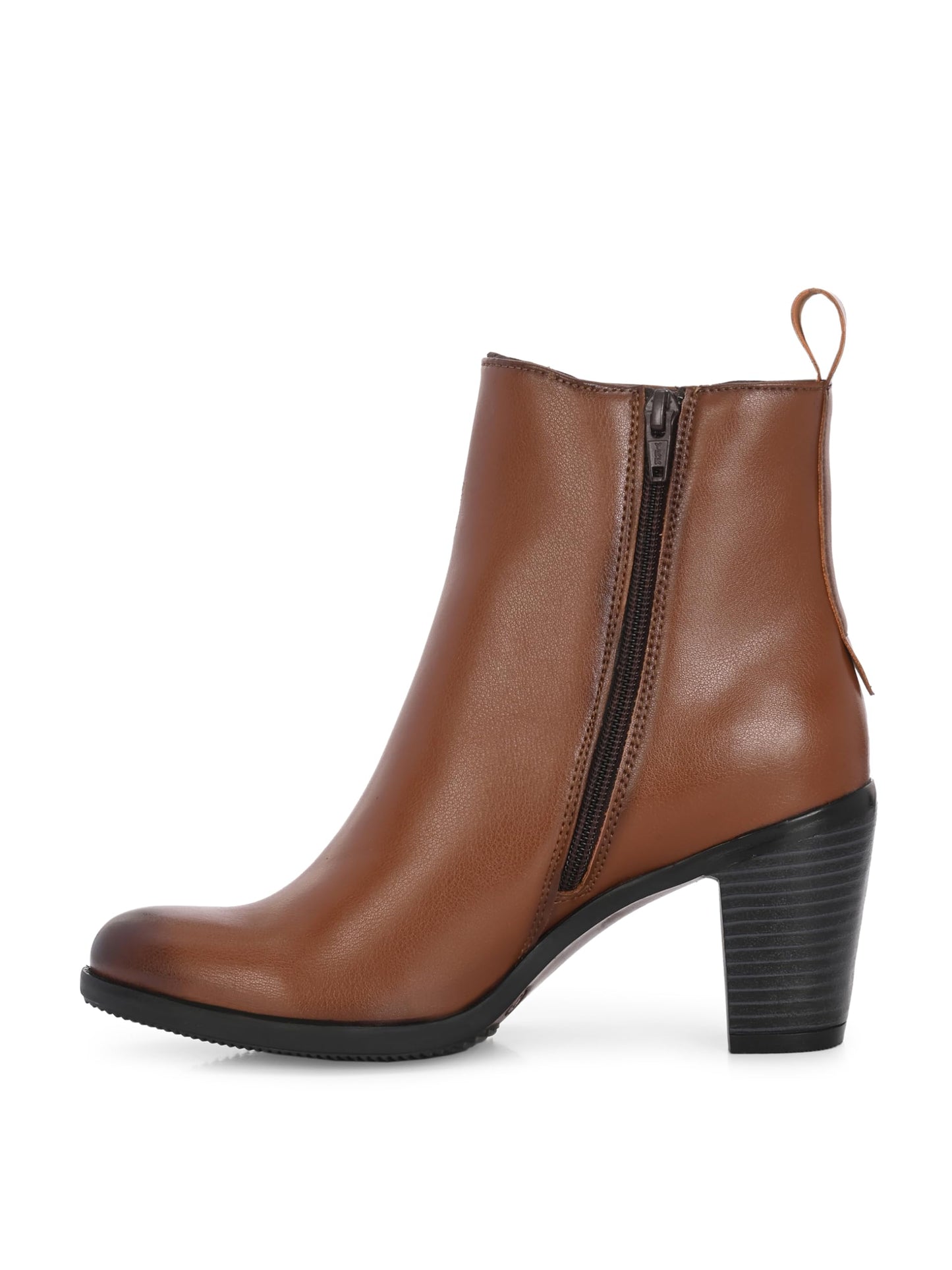 Delize Tan Women high heel ankle boots 67320-41