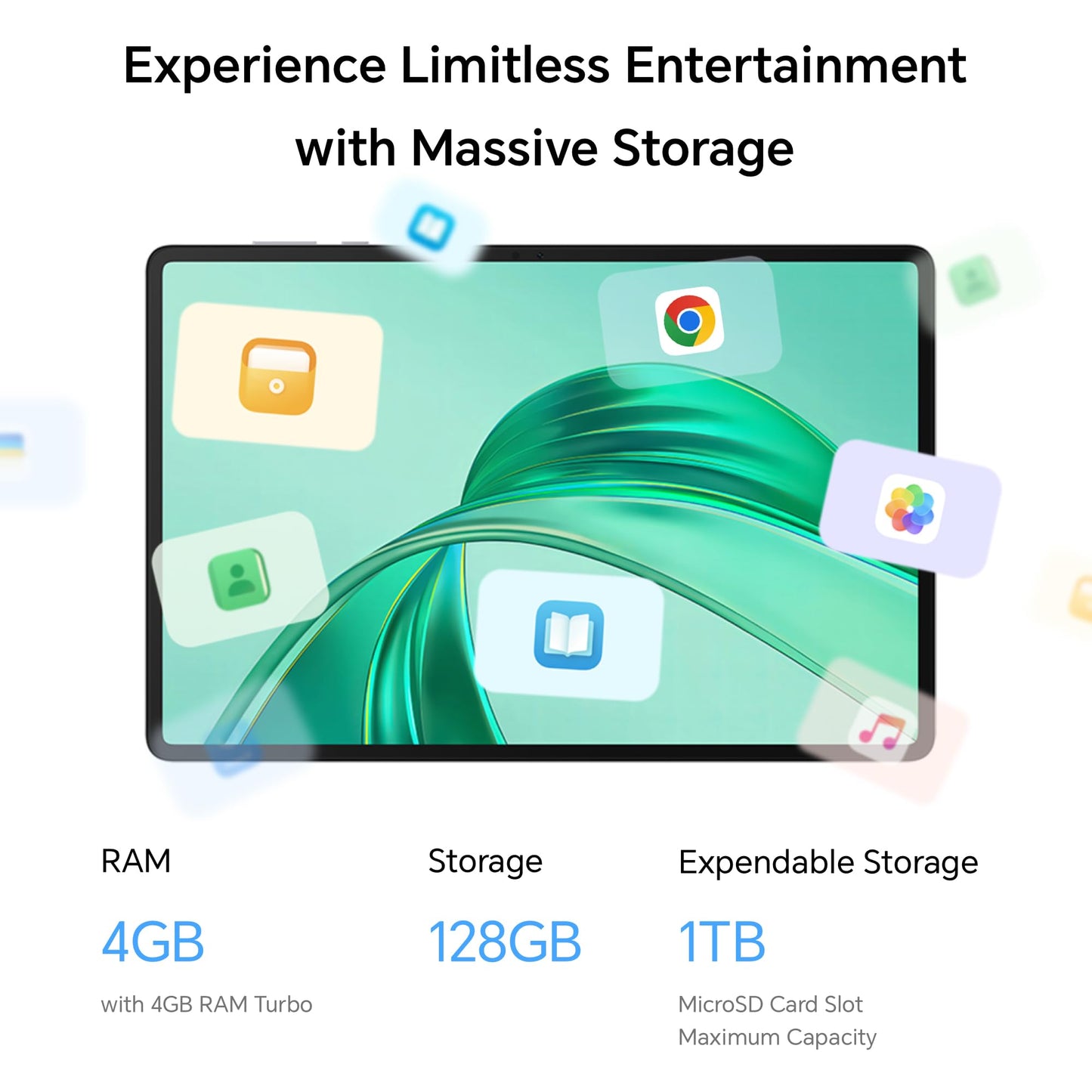 HONOR Pad X8a (Smartchoice) Wi-Fi Tablet with Free Flip-Cover 27.94Cm (11 Inch),4GB Ram 128 GB ROM Expandable Up to 1TB FHD Display 90Hz,8300Mah Battery,Quad Speakers,Snapdragon 680,Android 14,Grey