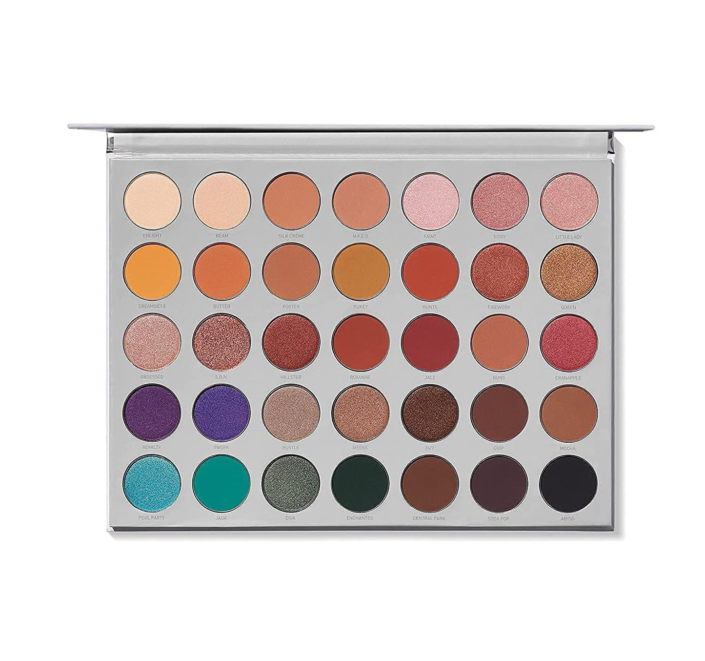 FAIRY FIRST® Eyeshadow Jaclyn Hill Eyeshadow Palette - 35 Shimmer & Matte Finish Eye Shadow For Women (Multicolor)
