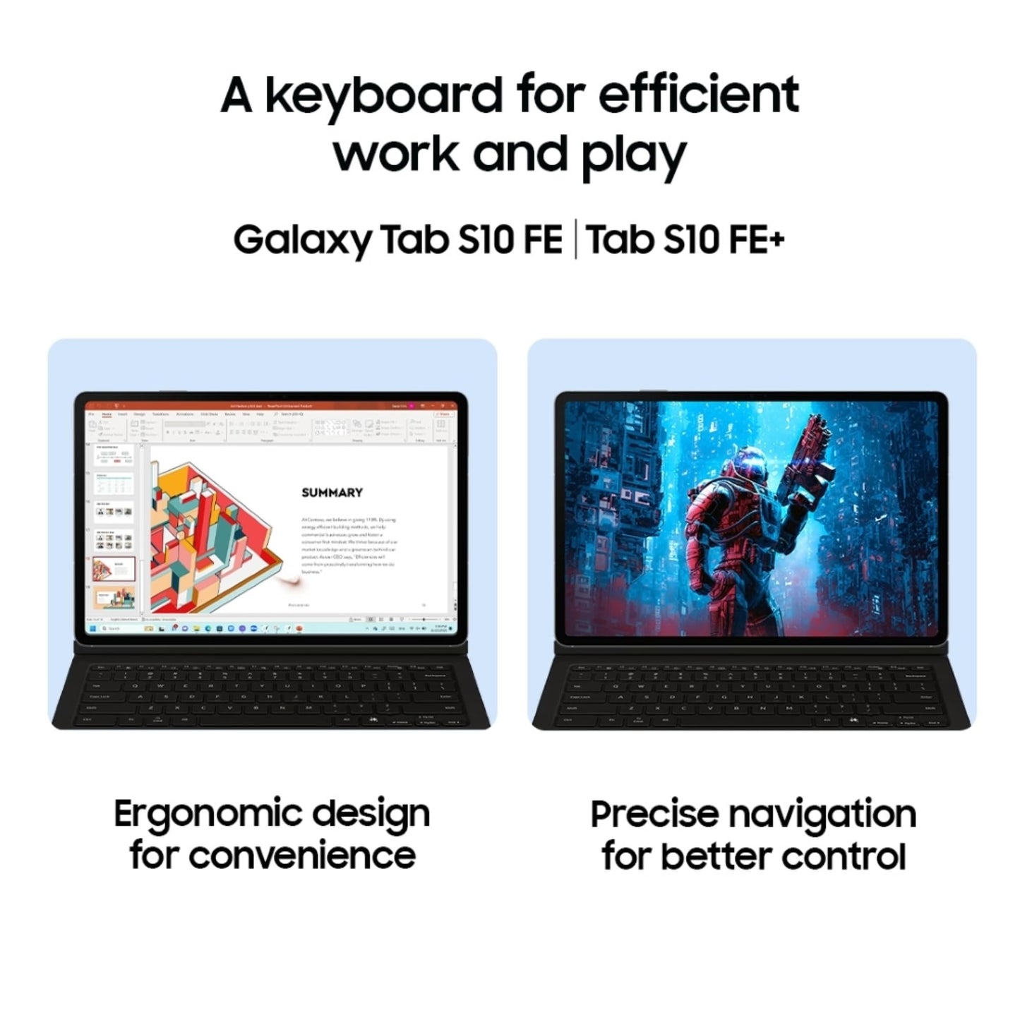 Samsung Galaxy Tab S10 FE, S Pen in-Box, 27.7 cm (10.9 inch) LCD Display, 12 GB RAM, 256 GB Storage, Wi-Fi Tablet, Silver