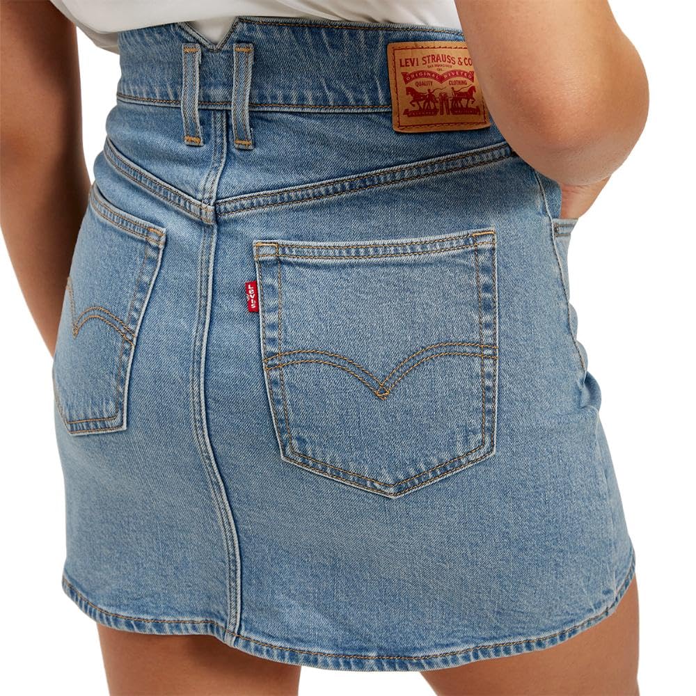 Levi's Cotton Western Skirt Blue