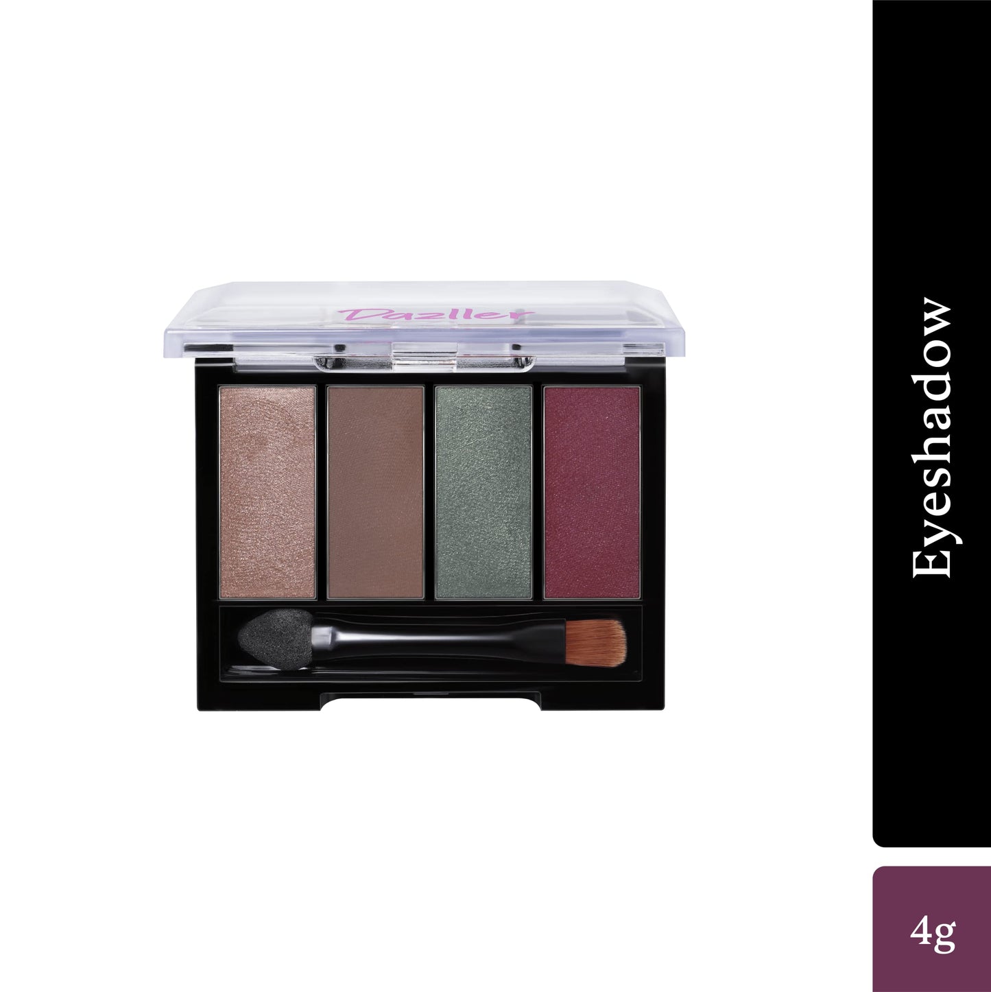 DAZLLER Mystical Magic Eyeshadow Palette Powder - Mini, 4G, D4-Es5, Lightweight, Even Blending, Rich Pigments, Vibrant Hues, Multicolor, Shimmery Finish