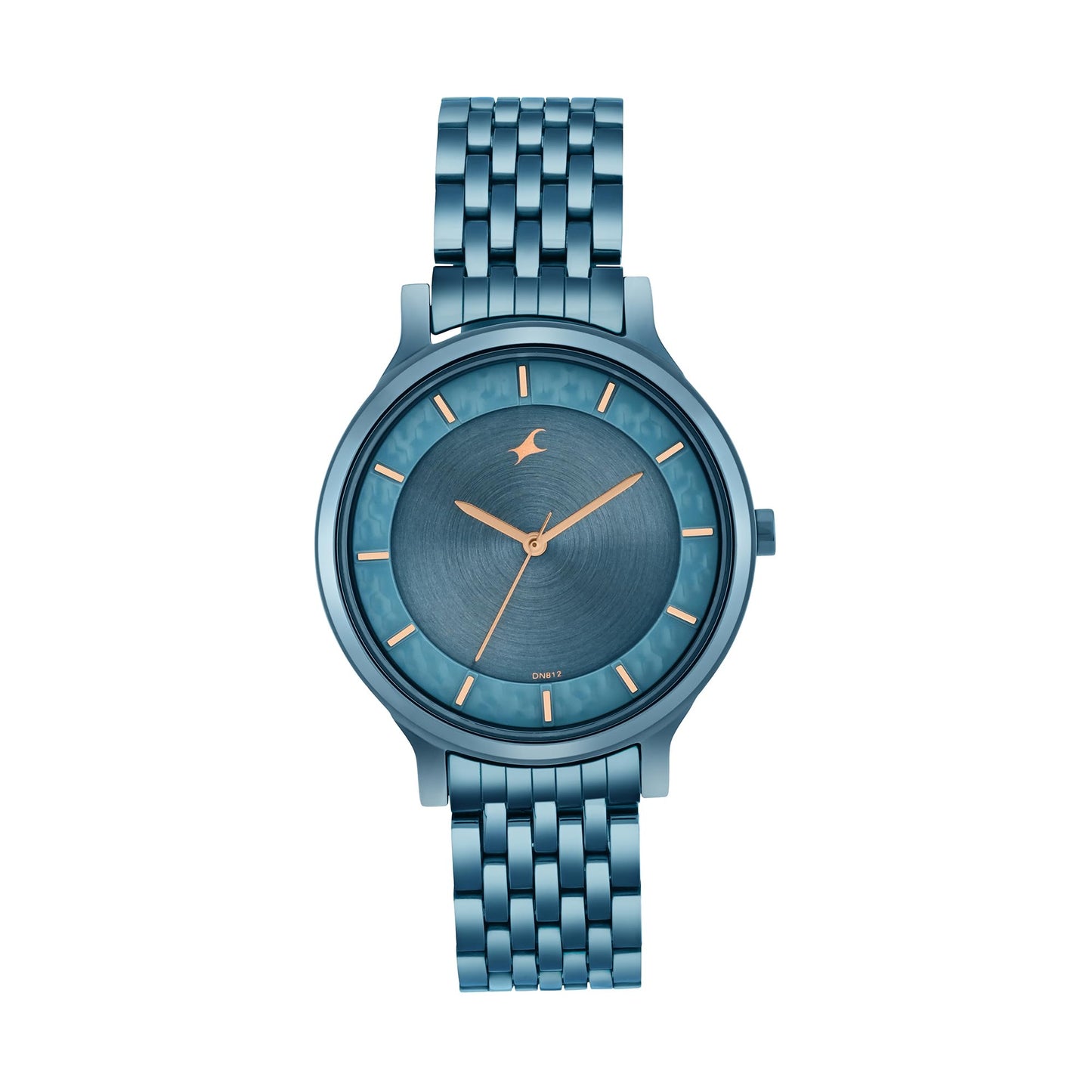 Fastrack Crush Quartz Analog Blue Dial Blue Stainless Steel Strap Watch for Girls - 6292QM02