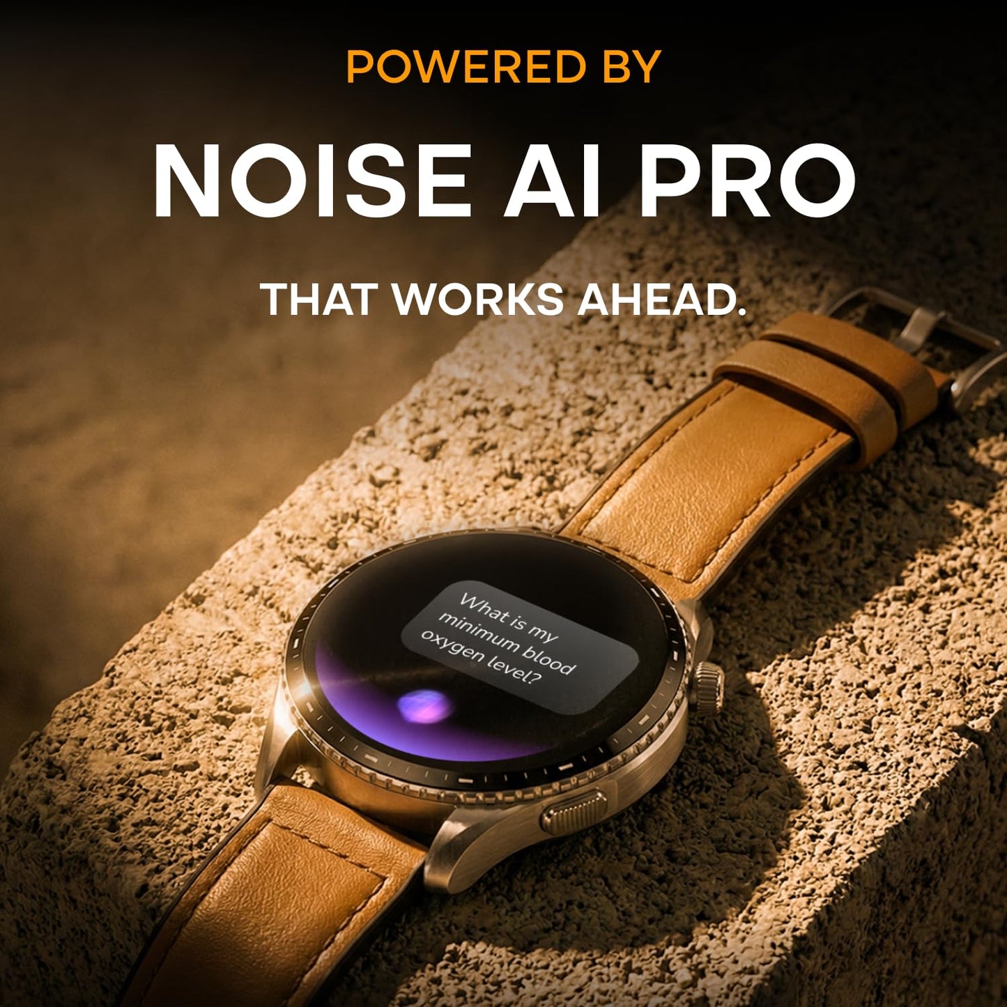Noise Newly Launched Halo 3 Smart Watch with 1.43” AMOLED Display, 1000 NITS Brightness, Premium Metal Design, Powered by AI Pro, AI Transcription, Morning Briefs, 7-Day Battery (Vintage Blue)