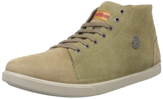 Woodland Men Khaki Casual Shoes with Elegant Design, Premium Suede Material, Stylish & Comfortable | Ideal for Casual Outings, Parties, Daily Use, Office & Gifts(Color: Khaki)(Size: 5)
