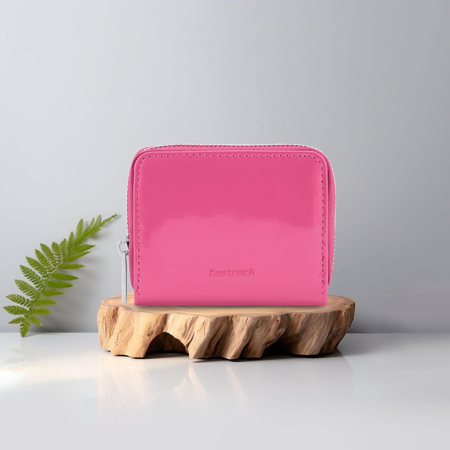 Fastrack Women Faux Leather Everyday Casual Wallet,Pink