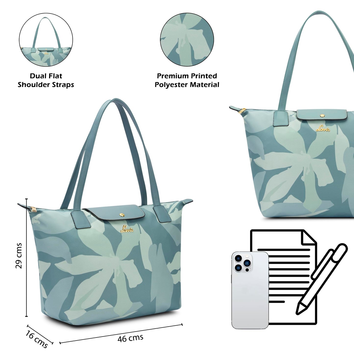 Lavie Women's Vincy Tote Bag for Women | Tote Bag for Work | Ladies purse | Stylish Shoulder Bag | Gift for Women