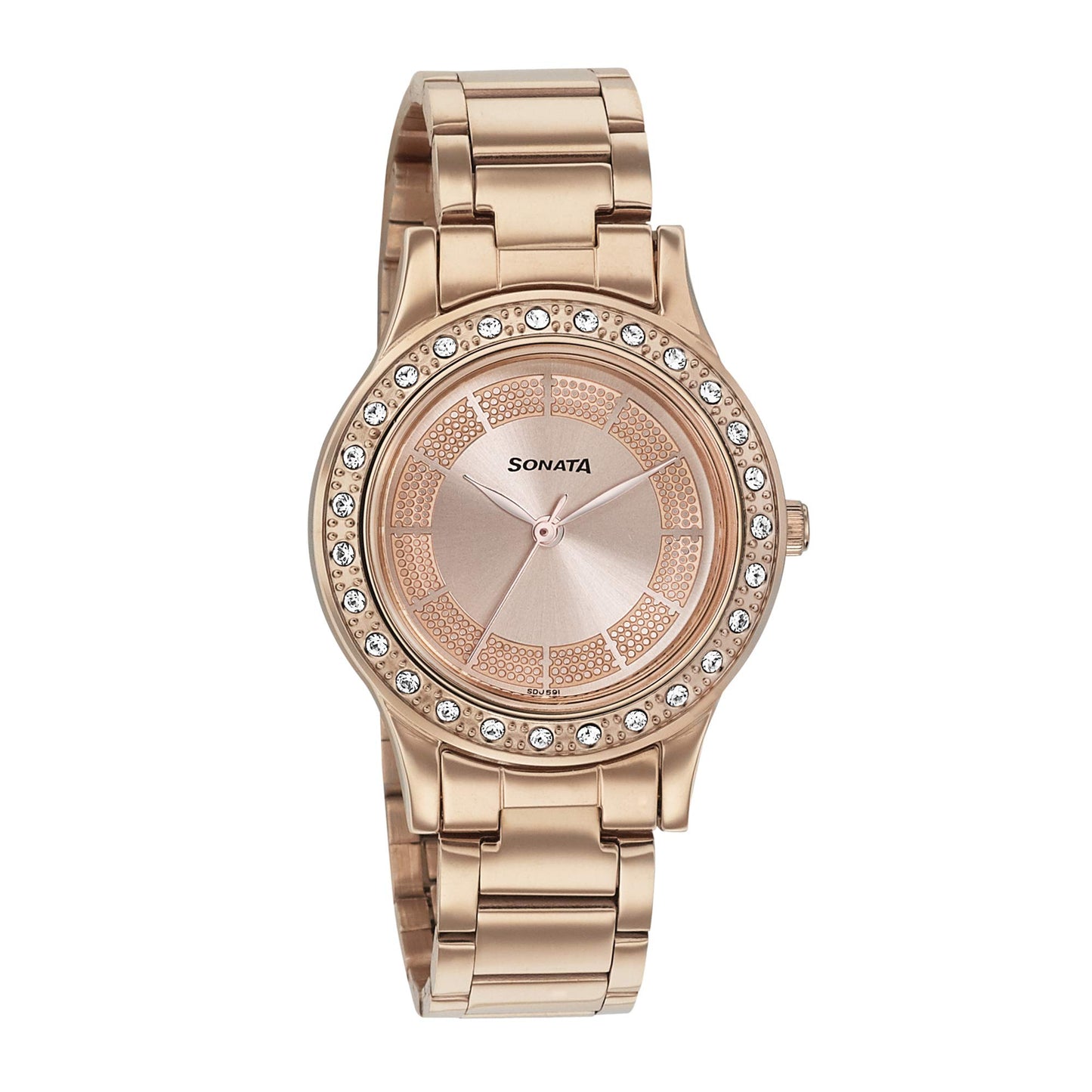 Sonata Blush It Up Analog Rose Gold Dial Women's Watch-NN8123WM03/NP8123WM03