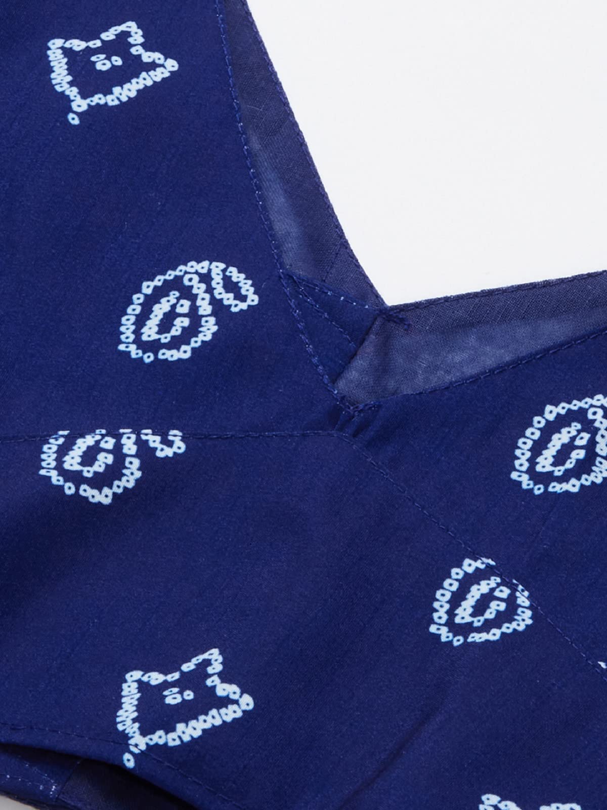 LooknBook Art Women's Silk Semi-Stitched Lehenga Choli (1251_Navy Blue_Free Size)