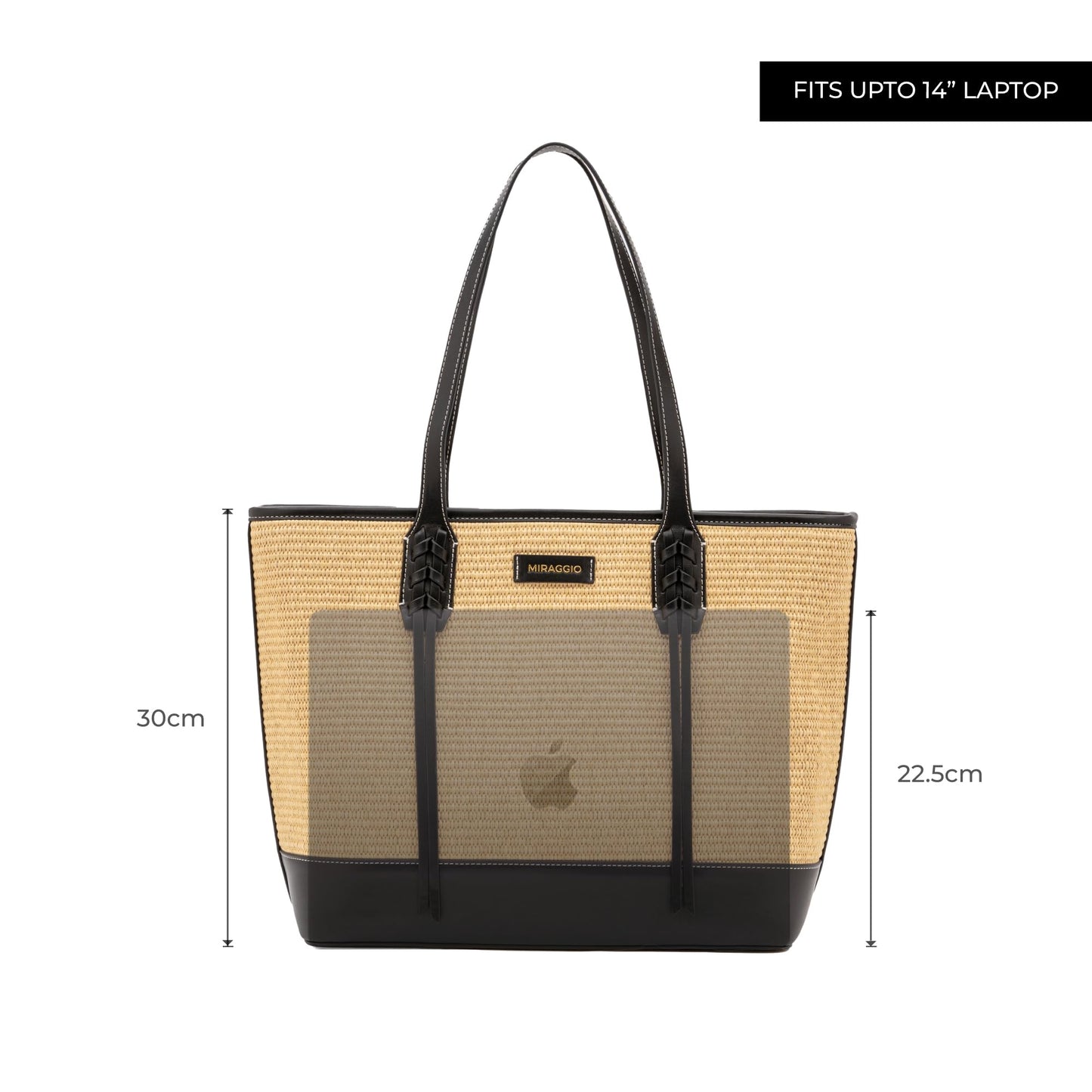 Miraggio Vienna Tote Bag (Black)