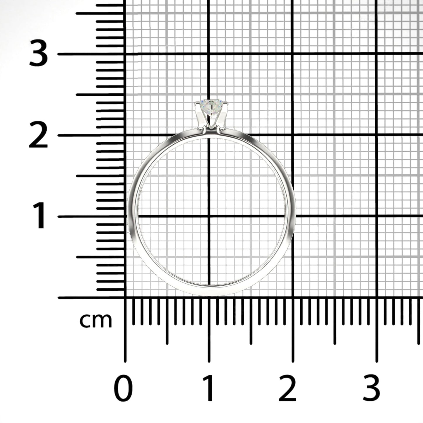 VALANOVA Sterling Silver & Certified Lab Grown Diamond 0.17cts | Ring For Women/Girls | Stylish & Elegant | VGR0355 | Ring Size: 12