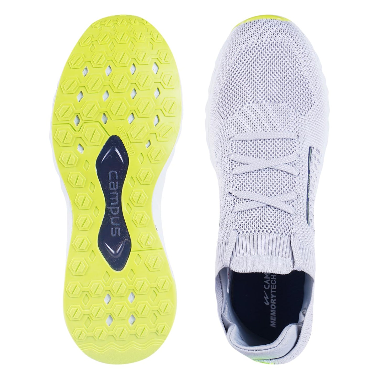 Campus Men's Street-Run Running Shoes L.Gry - 7UK/India