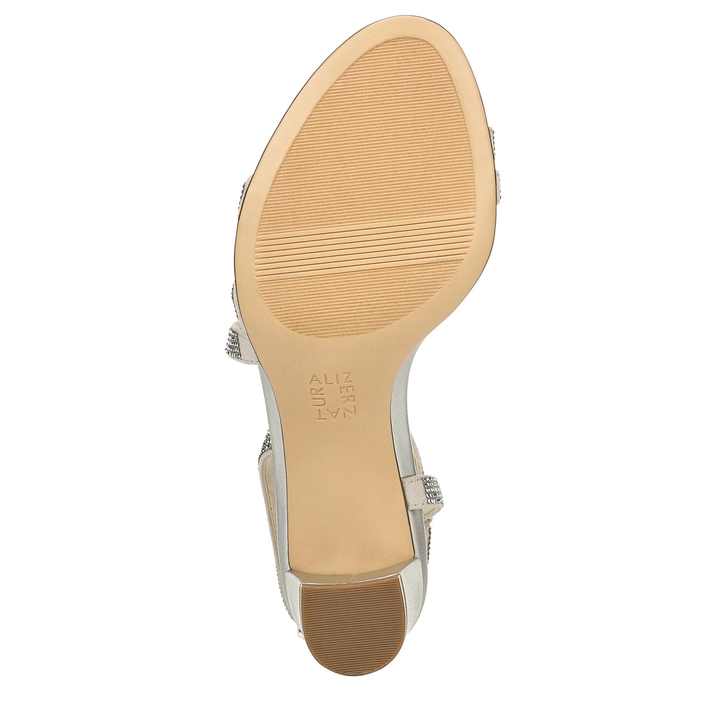 Naturalizer Women's Vanessa2 Strappies Sandal, Silver, 8.5 W (C)