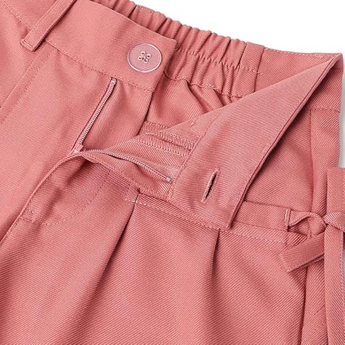 United Colors of Benetton Solid Regular Fit Bow Twill Trousers