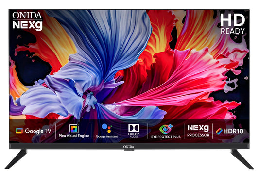 Onida 80 cm (32 inch) HD Ready Smart Google LED TV 32HAG1 (Black)