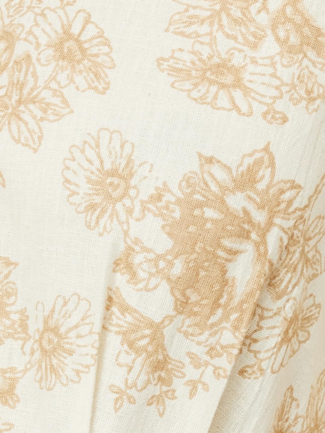 Max Women's Pure Cotton Modern Midi Dress (MDDRS51014C_Off White