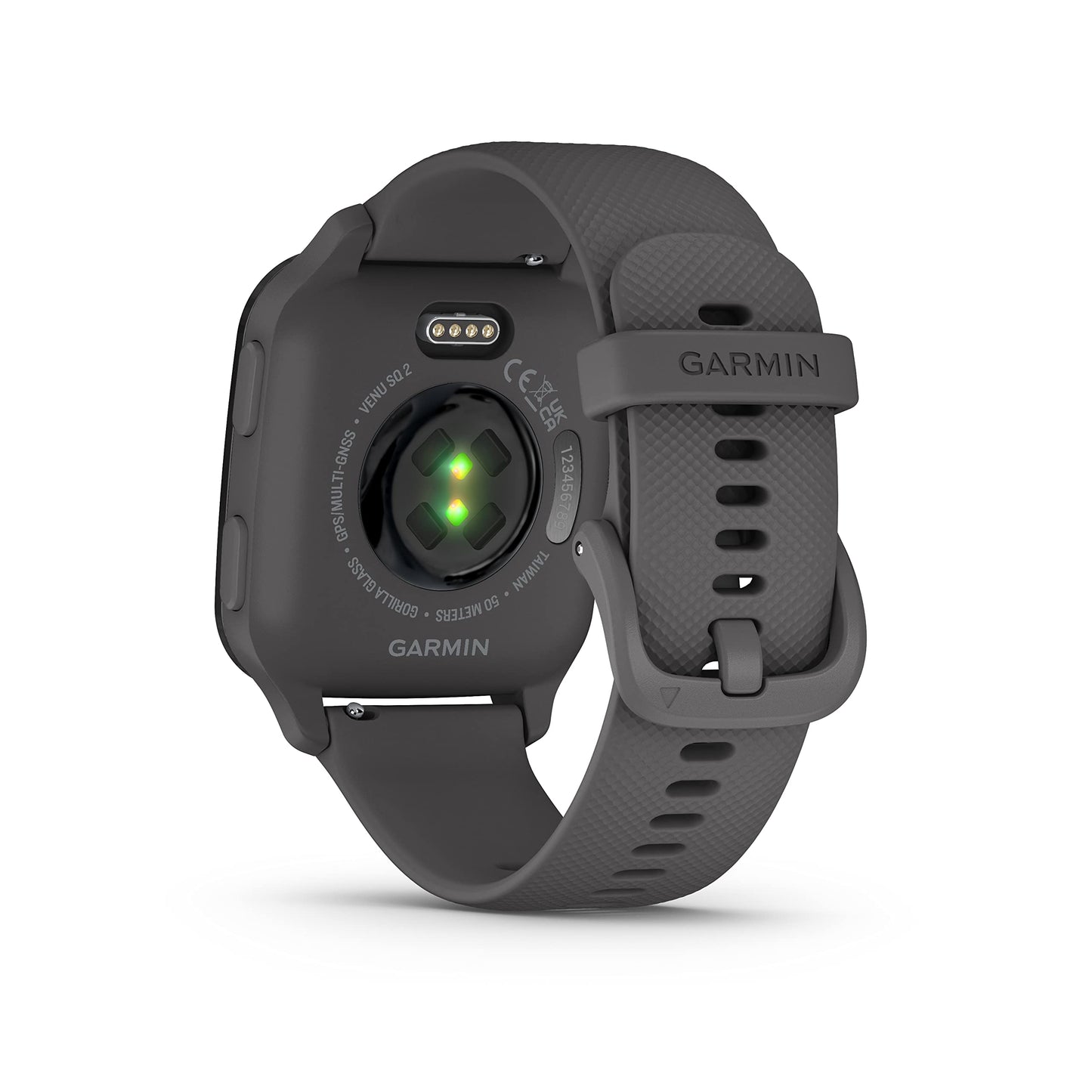 Garmin Venu Sq 2 GPS Smartwatch, All-Day Health Monitoring, Long-Lasting Battery Life, AMOLED Display, Slate and Shadow Gray