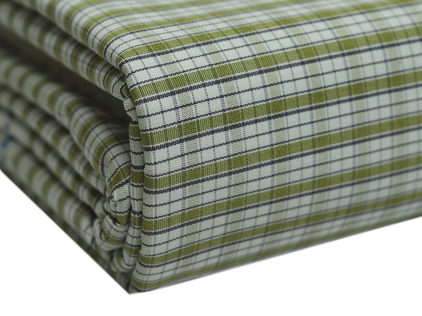 Siyaram's ARG-18001 Polyester Viscose Unstitched Shirt And Trousers Fabric Set for men combo Free Size (CHECKS 05)