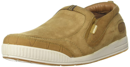 Woodland Men's Camel Leather Loafer (OGCC 3483119)