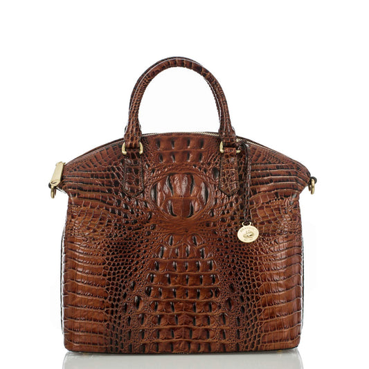 Brahmin Large Duxbury Satchel, Pecan, One Size