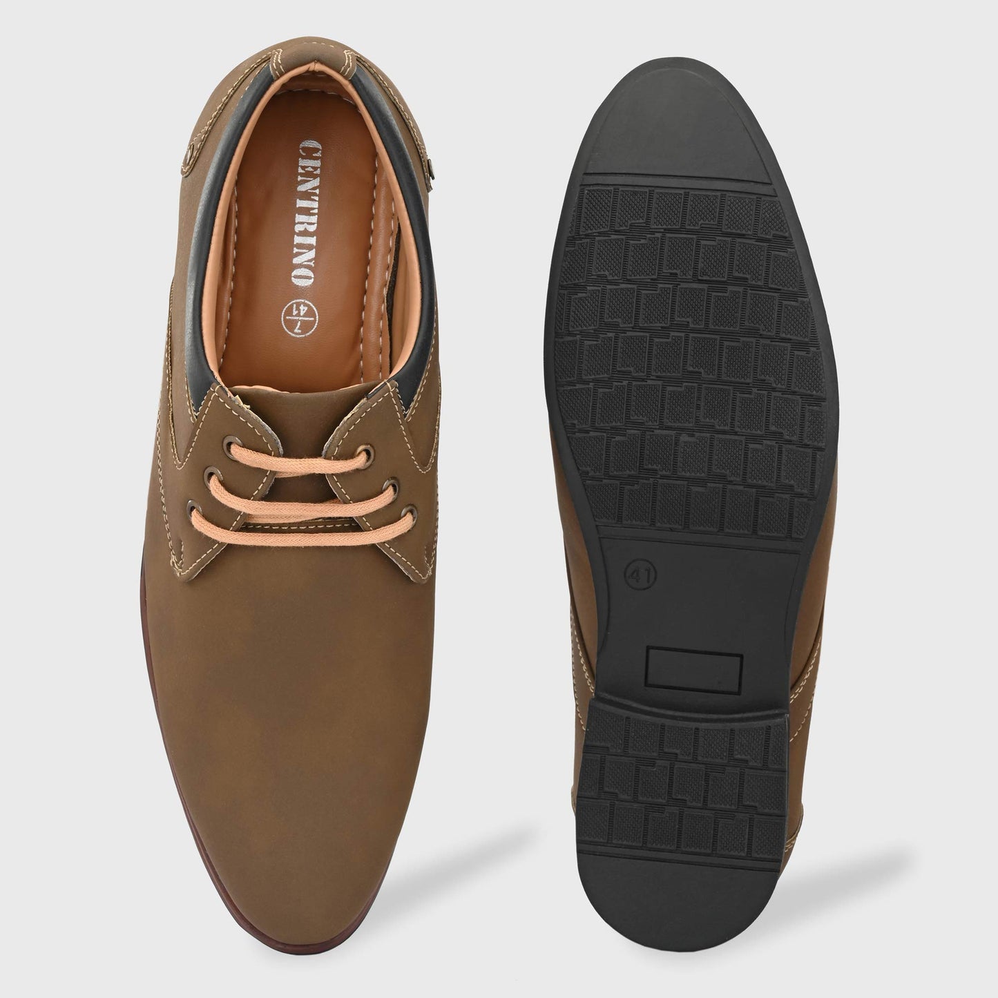 Centrino Men's 7956 Beige Formal Shoes_10 UK (7956-05)