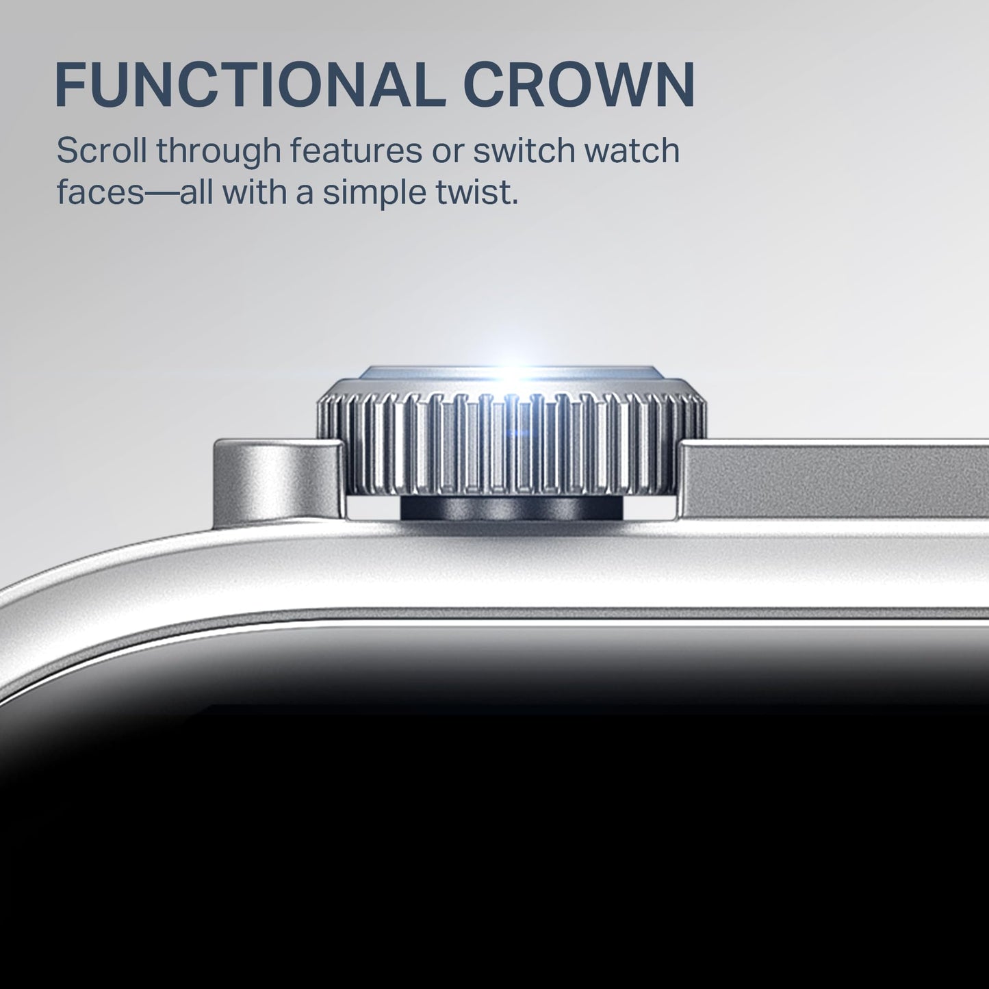 boAt New Launch Storm Infinity Max, 20 Days Maximum Battery, Biggest Battery Capacity Ever! 2.01" (5.1cm) Display, Functional Crown, AI Nudges, BT Calling, Smart Watch for Men & Women (Sports Blue)