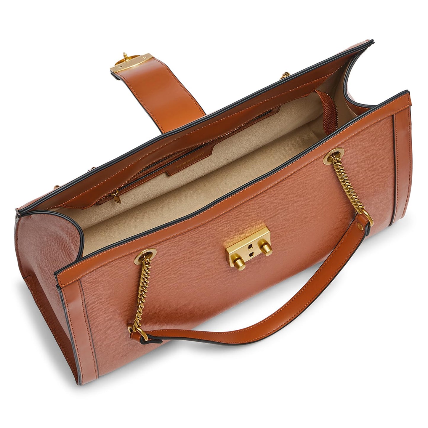 Miraggio Selena Tote Bag For Women (Brown)