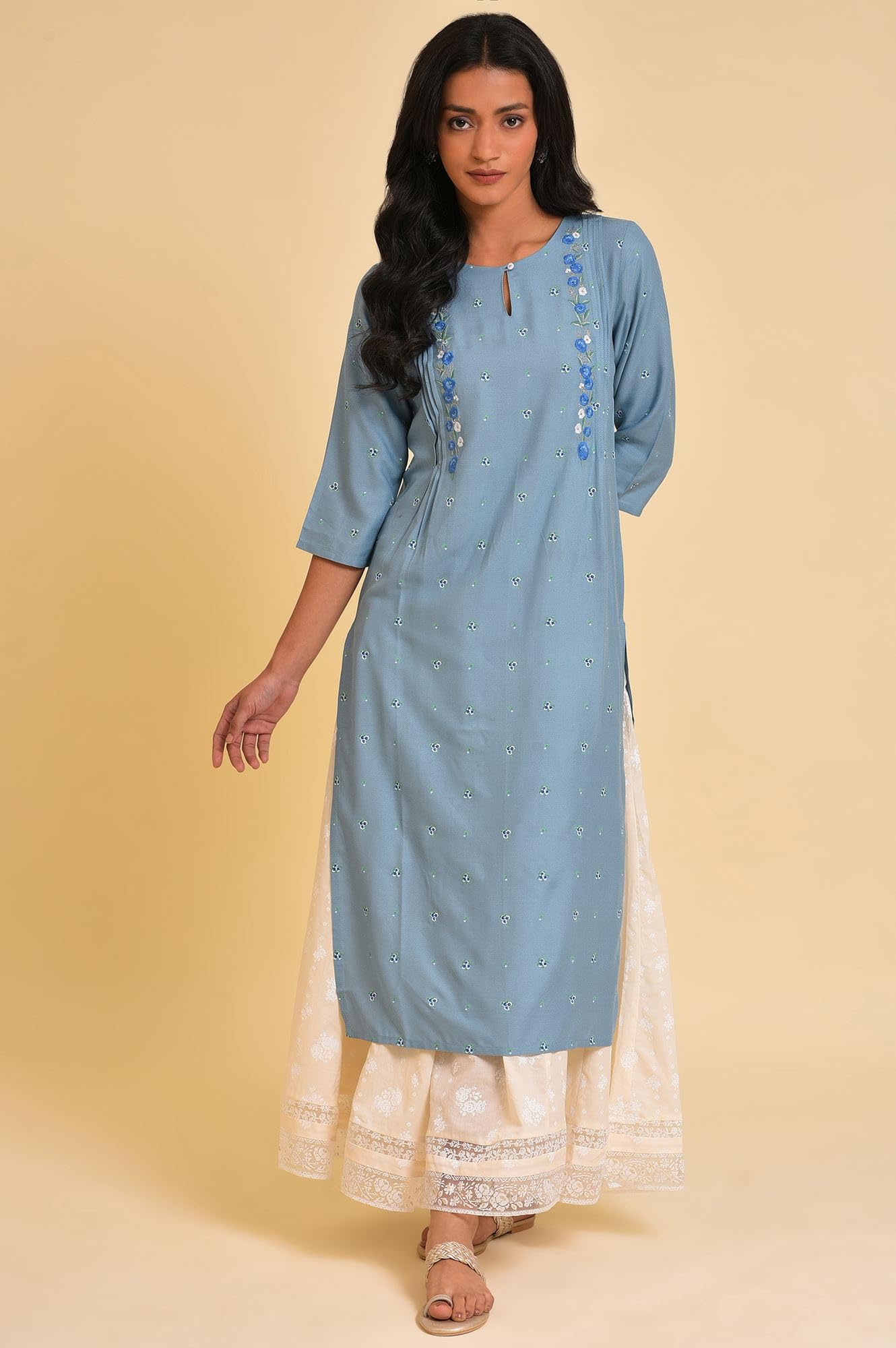 W for Woman Cotton Western Skirt_WS