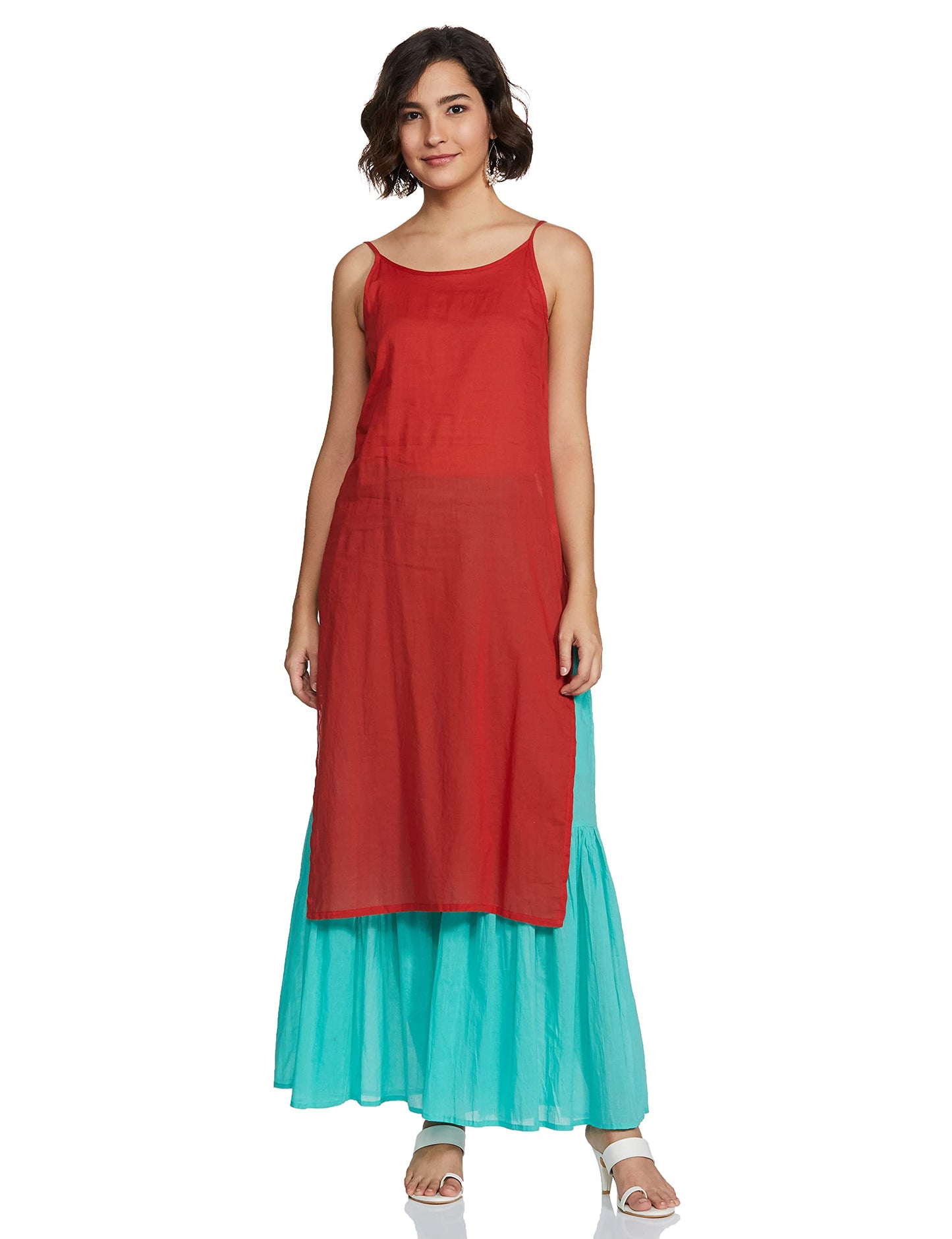 Aurelia Women's Synthetic Salwar Suit Set (18AUD10750-62809_Green_X-Small)