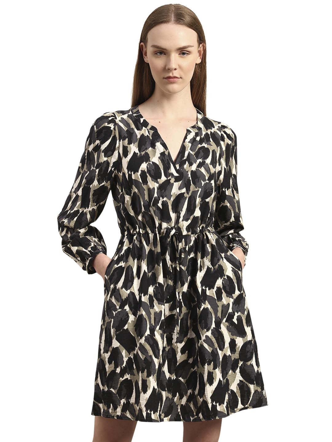 VERO Moda Women's Rayon Fit and Flare Mini Dress