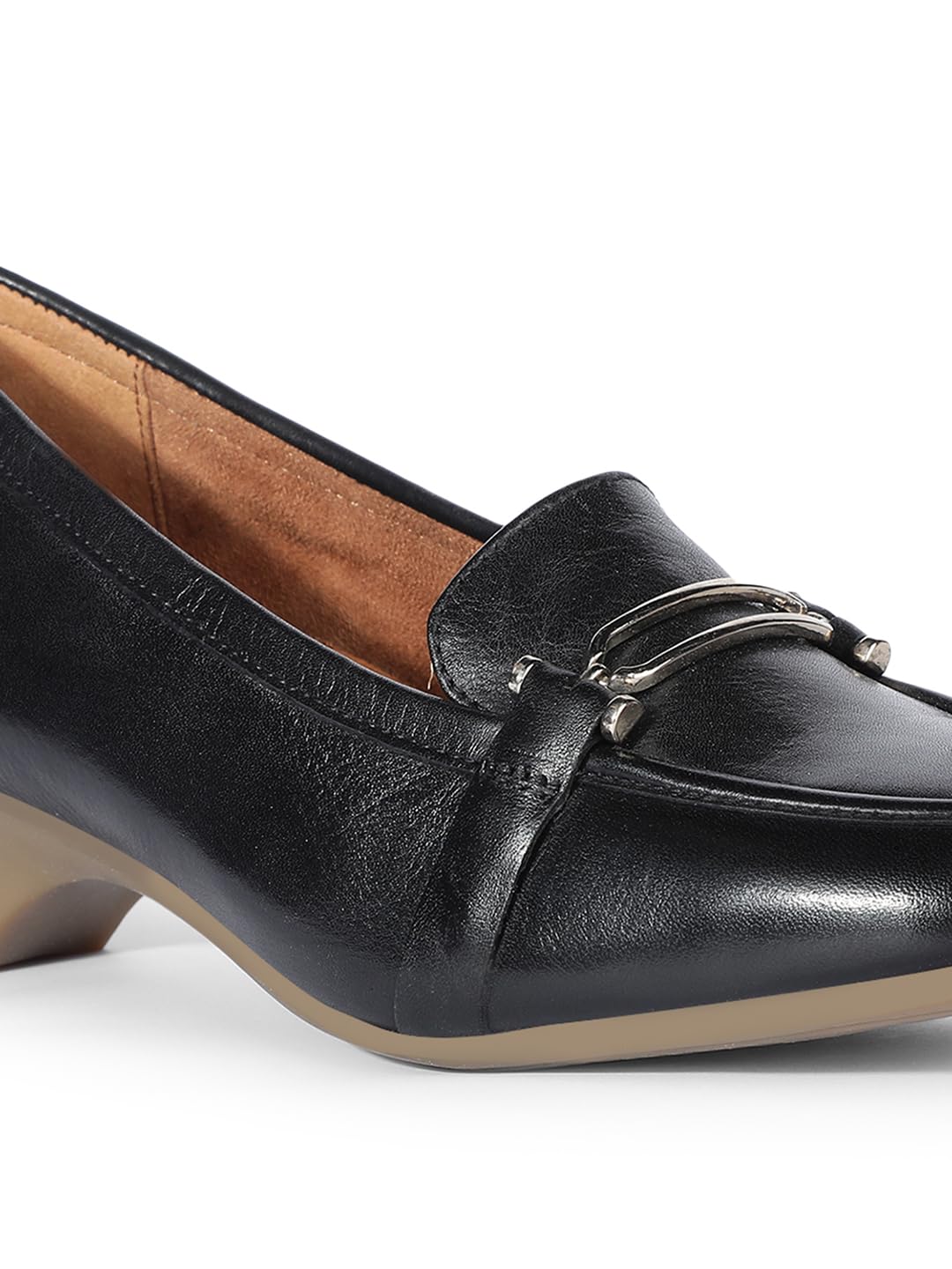 Hush Puppies 6546 Patrizia Trim Black Slipon Shoes for Women|Perfect for Casual and Formal Occasions|All Day Comfort|Lightweight|Comfortable Size- 6
