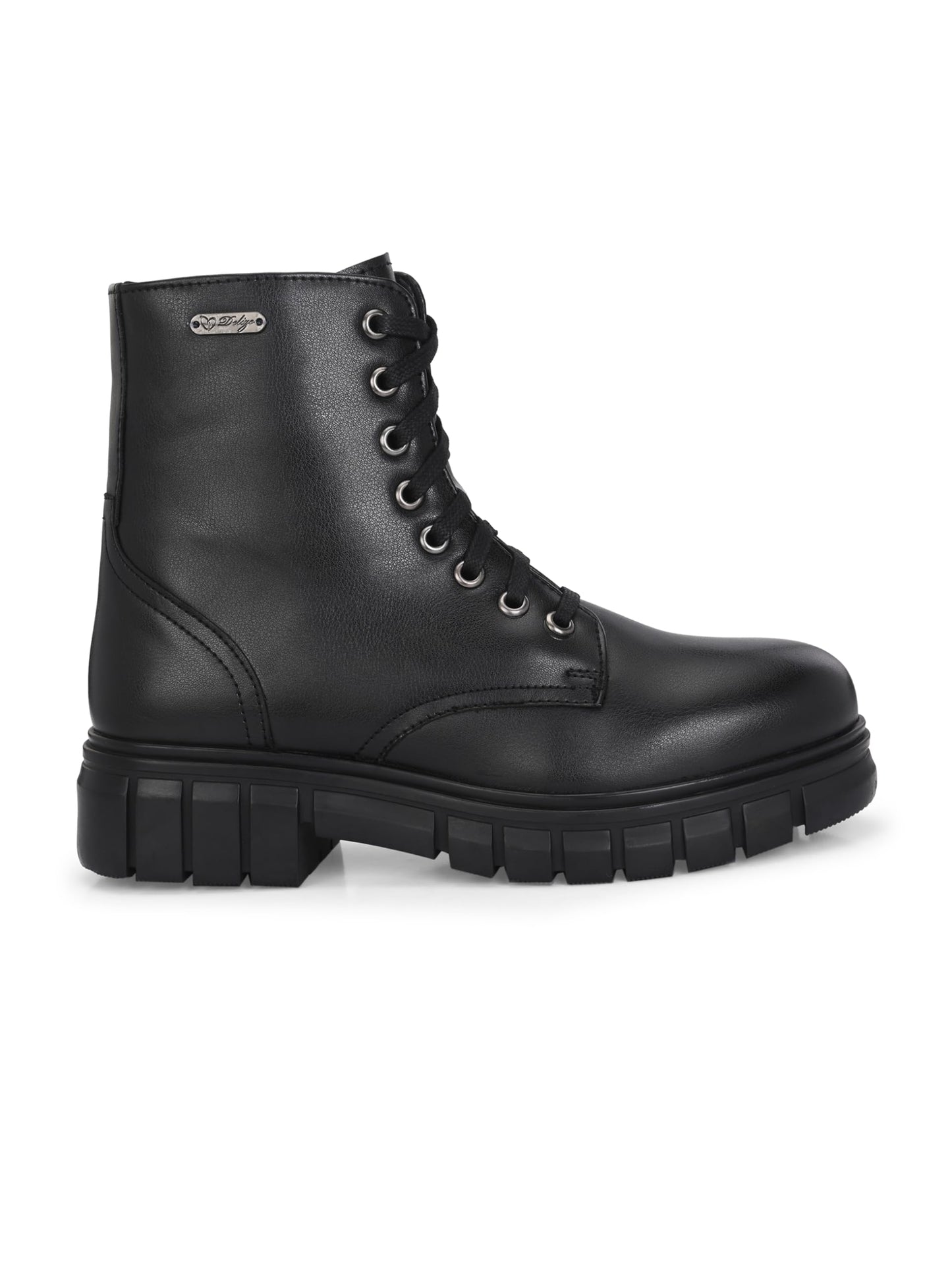 Delize Black women ankle derby boots 67313-36