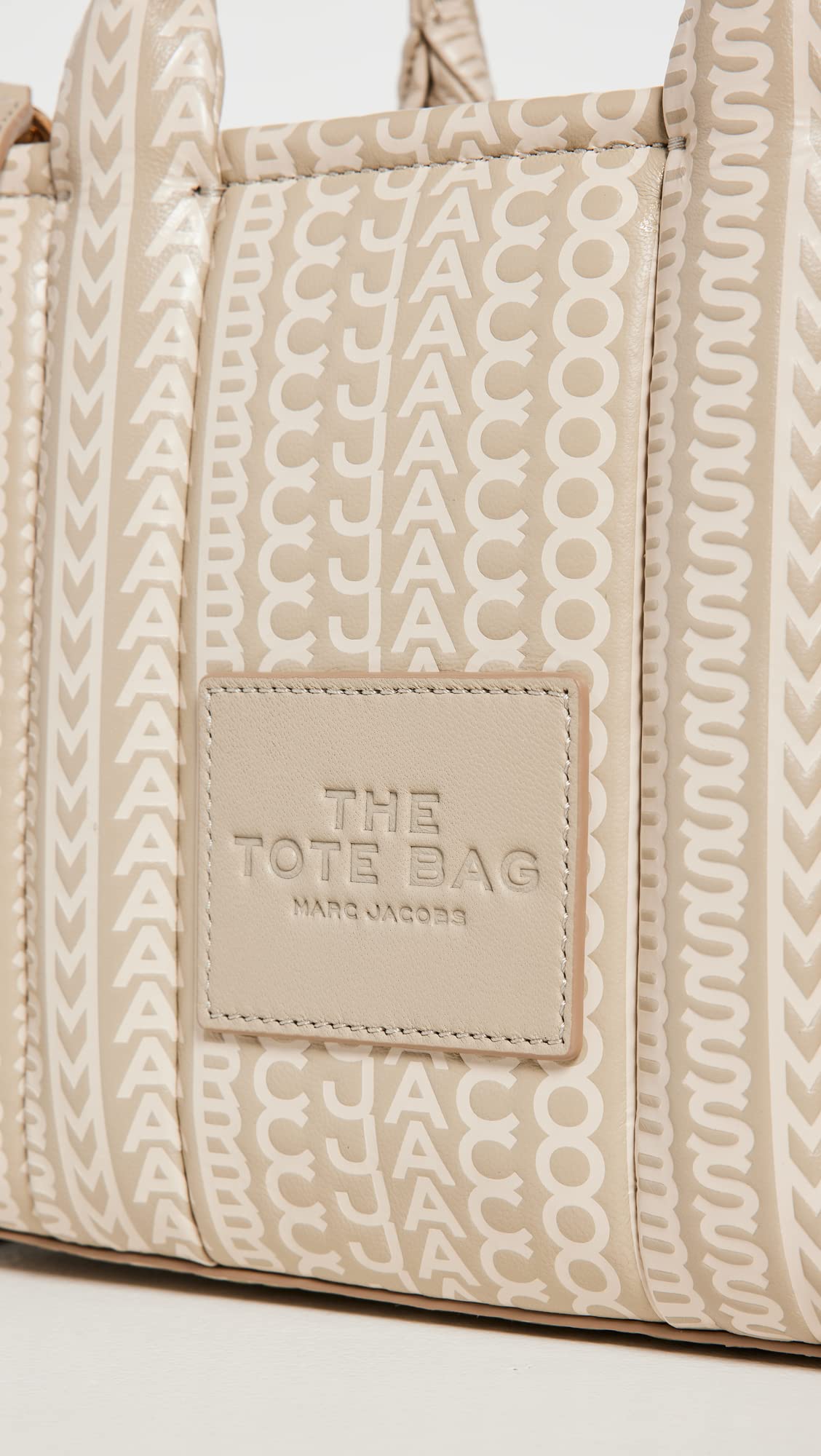 Marc Jacobs Women's The Small Tote, Khaki, Tan, Print, One Size, Khaki, One Size