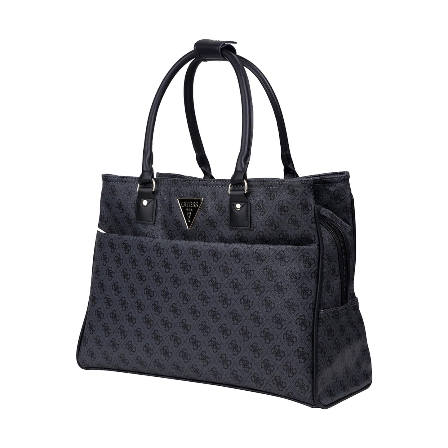 GUESS Women's Navy Printed Shopper Tote Bag| Ladies Purse Handbags | Gift For Ladies