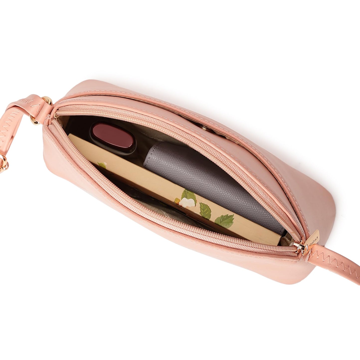Fastrack Solid Structured Sling Bag for Women, Girls and Ladies | Quick Access Pocket | Made of Premium PU Material | Ladies Purse Handbag | Slings for Casual Carry