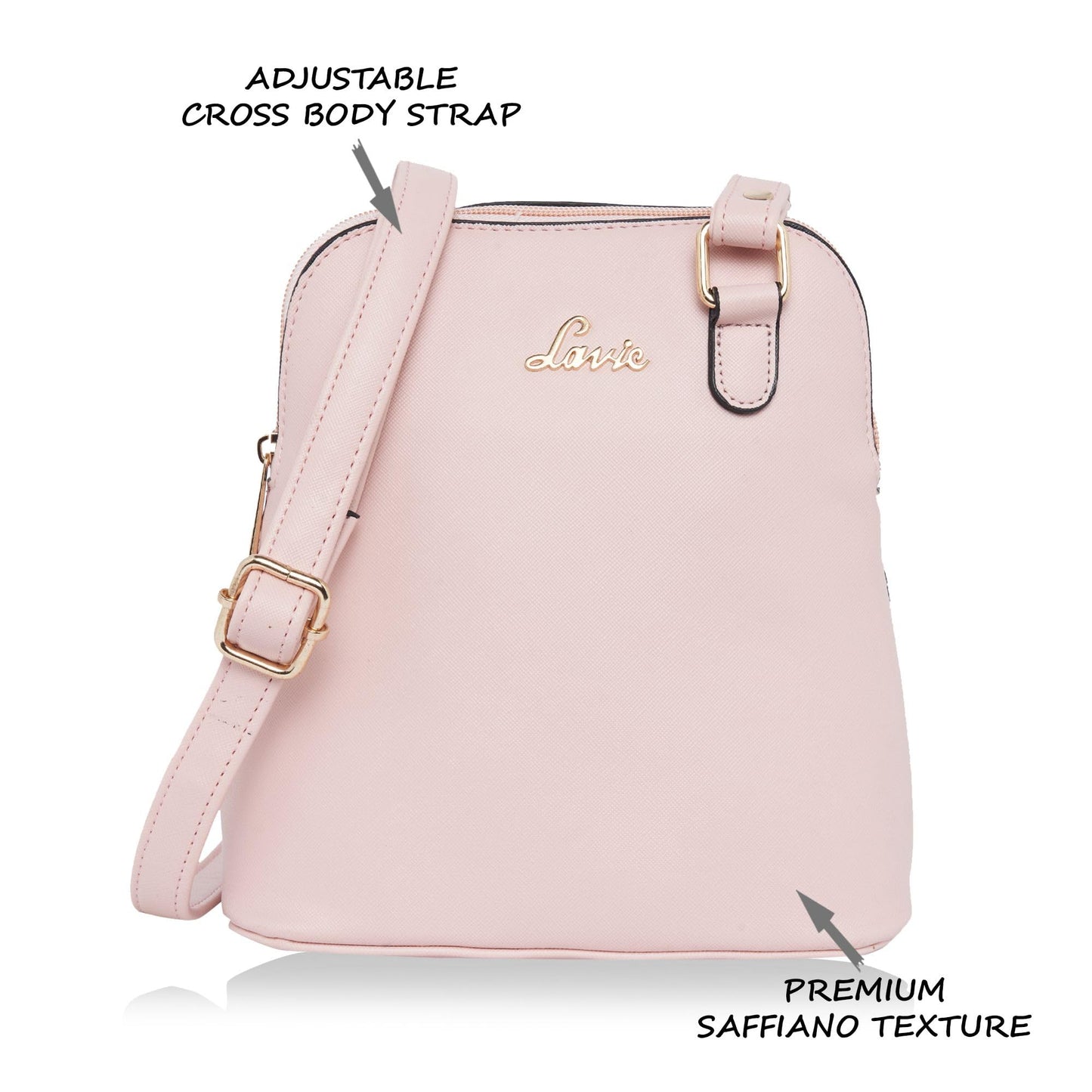 Lavie Women's Merlin Vertical Dome Cross Body Sling Bag | Ladies Purse Handbag | Gift for Women
