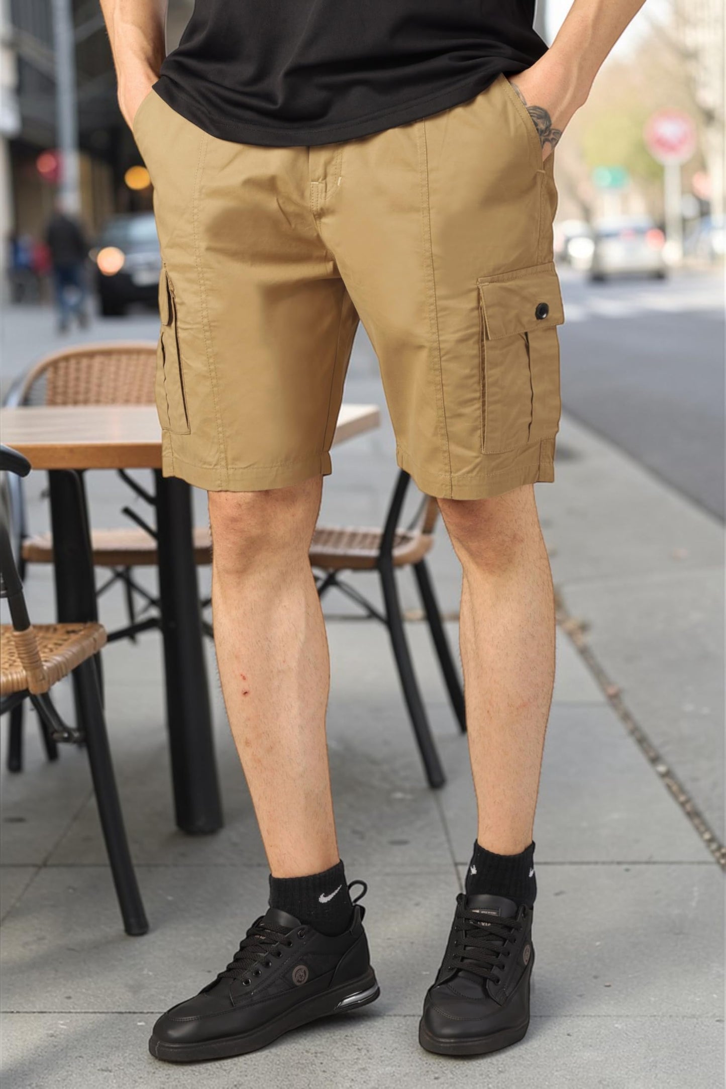 RynoGear Cotton Shorts for Man|| Casual Shorts for Men Stylish || Shorts Pant for Men Khaki