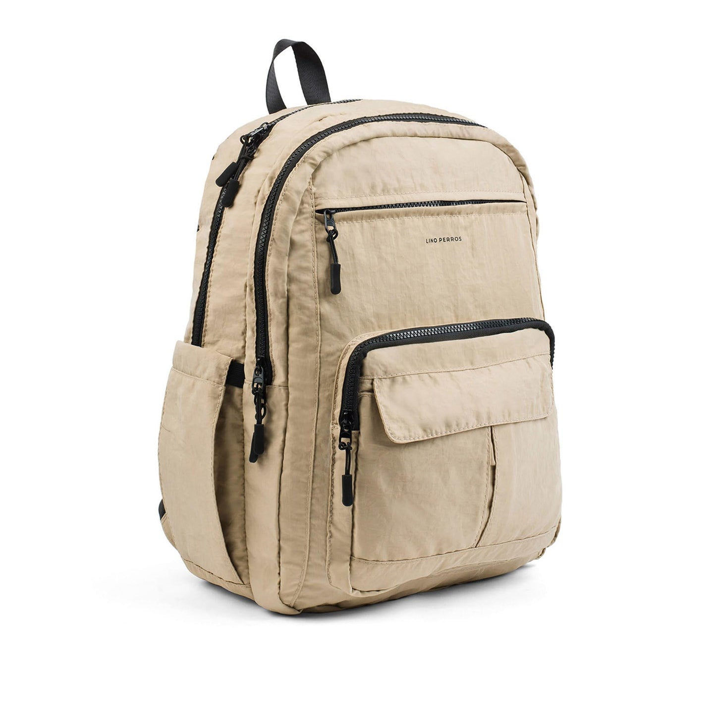 Lino Perros Pacman Utility Beige Backpack