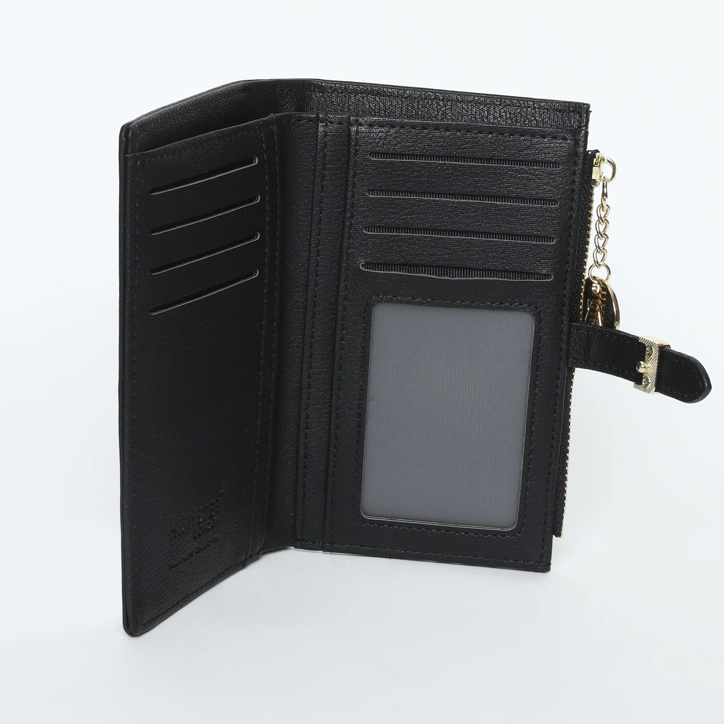 HAMSTER London Millionaire Mayfair Slim Bifold Wallet - Black
