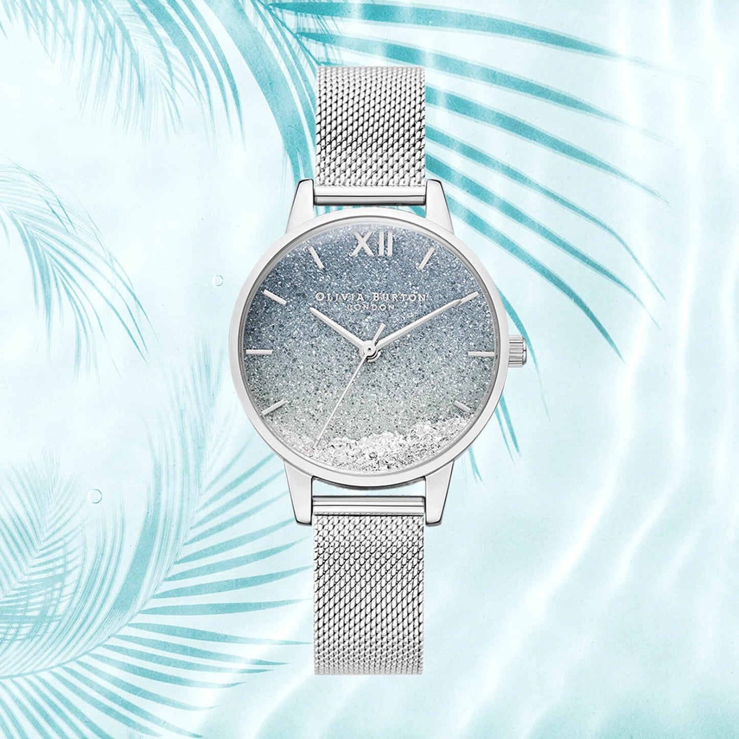 Olivia burton Outrus Analog Blue Dial Women's Watch-OB16US59