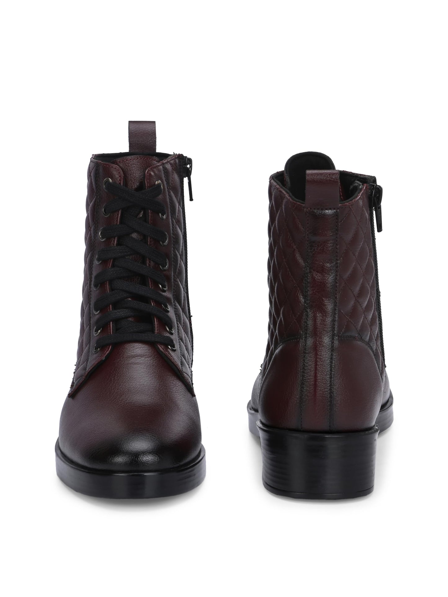 Delize Cherry Women Vegan Leather Derby Ankle Boots 64786-39