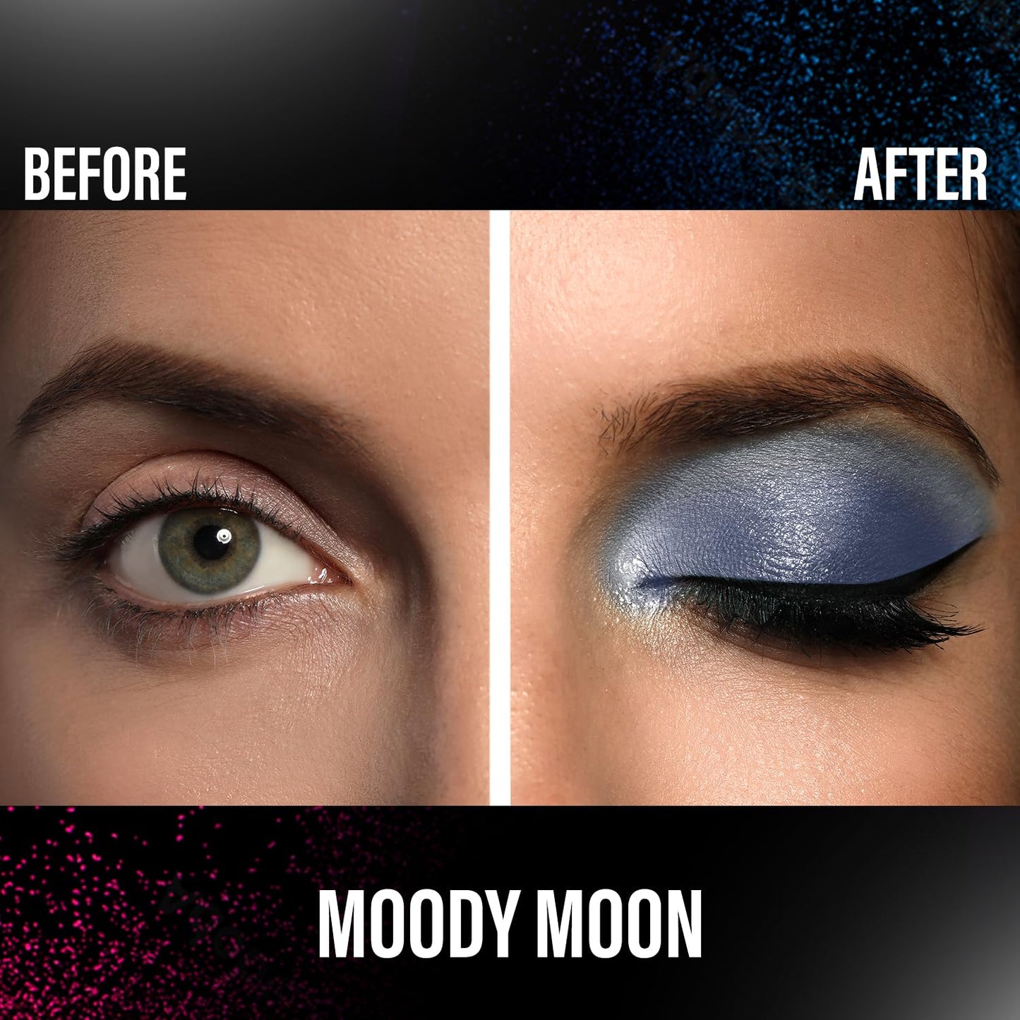 FACESCANADA 4 In 1 Quad Eyeshadow Palette Powder- Moody Moon 06, 4.8G|Satin,Shimmery & Matte Shades|Eye Shadow Quartet|Intense Pigment|Long Lasting|Vitamin E Enriched|Vegan, Multicolor