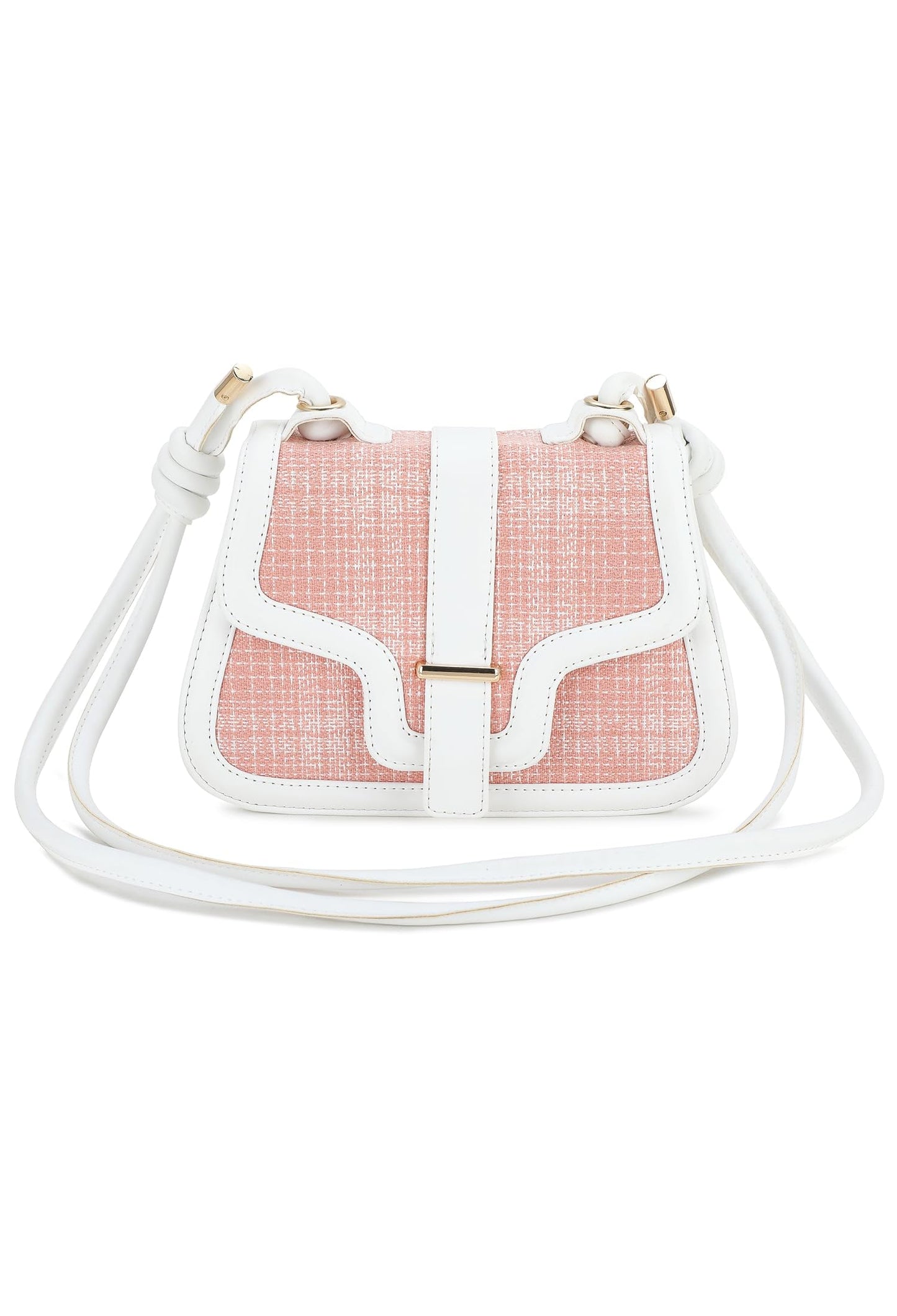 RASHKI AURA- Womens Crossbody Vegan Leather Handbag | Spacious | Unique Shape | Party Purse | Magnetic Button Closure