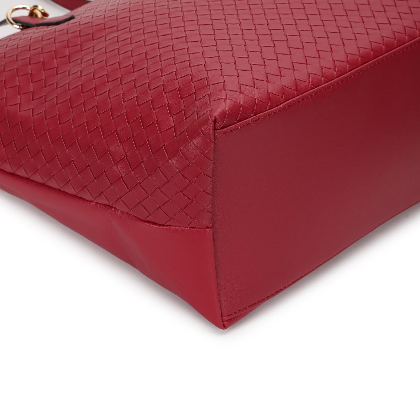 Fastrack Textured Oversized Structured Tote Bag for Women, Girls and Ladies | with a Unique Gold Metal Chain Accent | Totes for Casual Carry | With Spacious Zipper Compartment