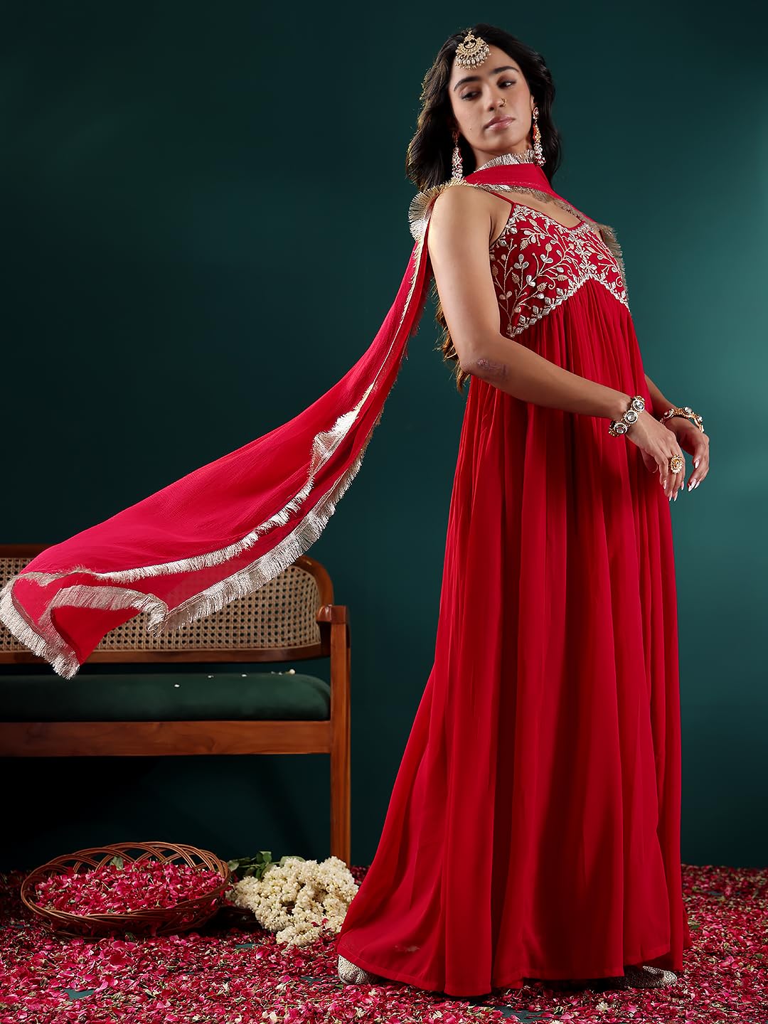 Varanga Women's Kurta Set – Stylish, Comfortable, and Perfect for Every Occasion, Blending Traditional Charm with Modern Elegance-Karva Chauth Special Pink