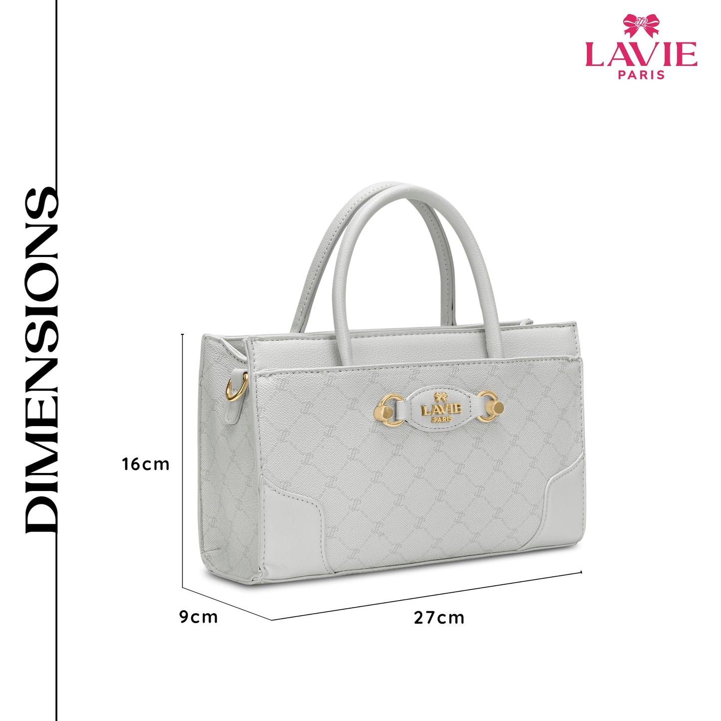 LAVIE PARIS Women's Raymond HZ Satchel Satchel Bag | Satchel Handbag for Work | Ladies Purse | Stylish Shoulder Bag | Gift for Women